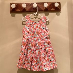 Girls Size 5 Janie & Jack Flowered Dress